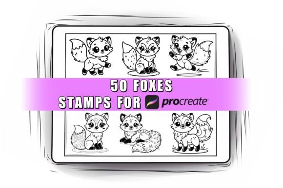 Fox Procreate Stamps: A Practical Resource for Digital Illustrators and Designers