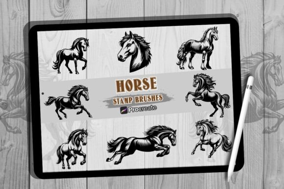 Horse Brush Stamp Set for Procreate: A Strategic Creative Tool for Digital Artists and Design Professionals