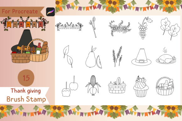 Procreate Brush Stamp Thank Giving: Creative Freedom for Digital Artists
