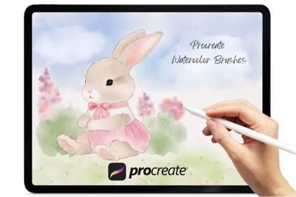 Procreate Watercolor Brush V.3
