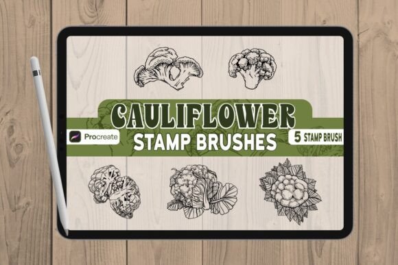 Unleashing Creativity with the Cauliflowers Brush Stamp Set for Procreate